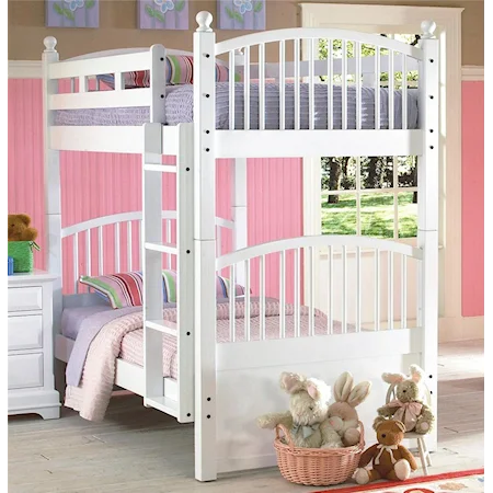 Twin Spindle Bunk Bed